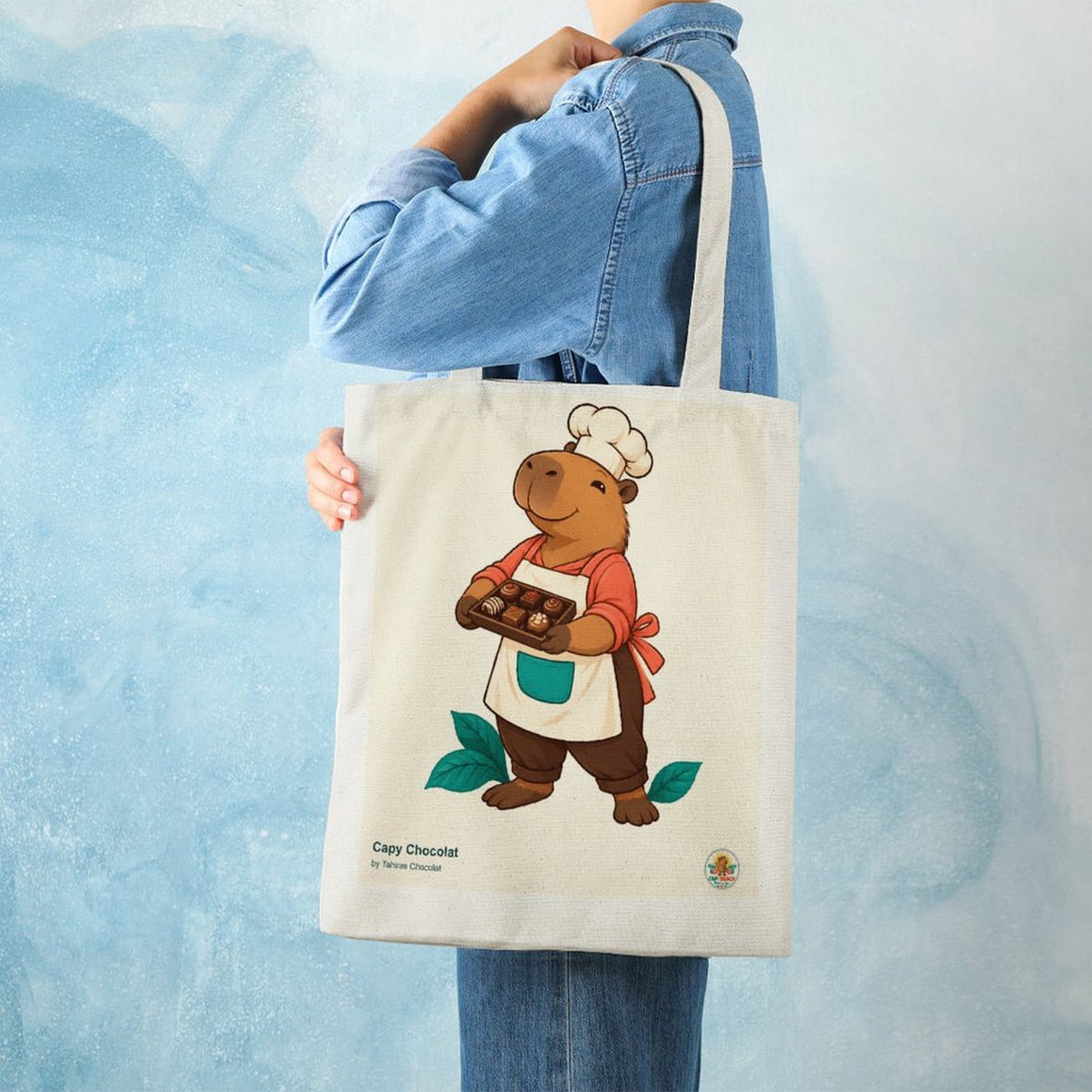 Sac en toile CAPYBEACH — Capy Chocolat · Femme · by Tahiras Chocolat