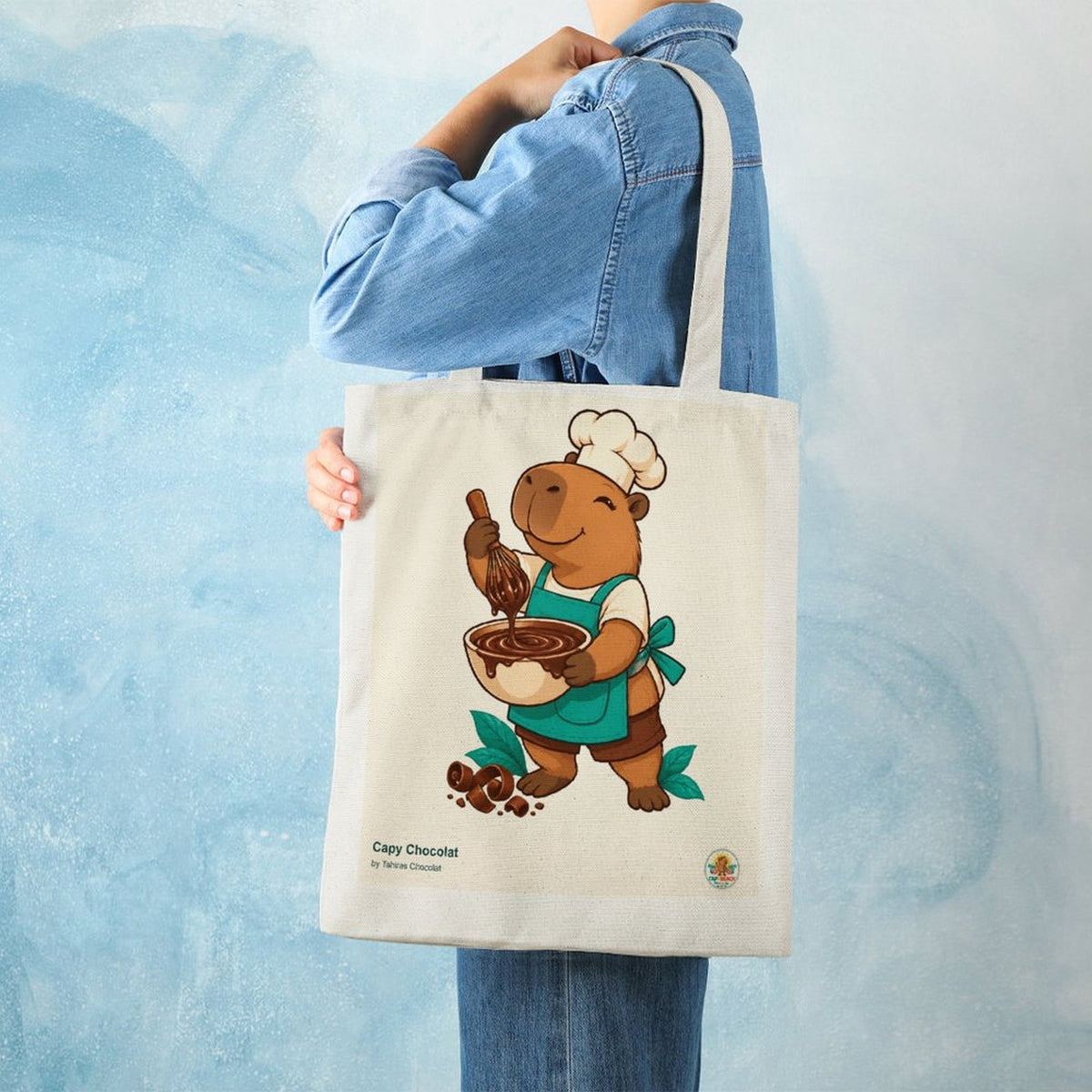 Sac en toile CAPYBEACH — Capy Chocolat · Garçon · by Tahiras Chocolat